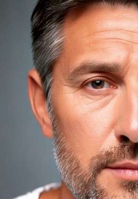 forehead frown lines before treatment